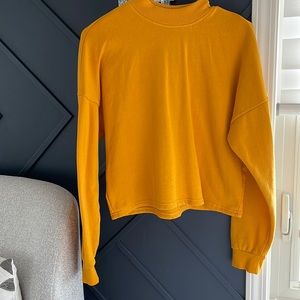 Forever 21 contemporary style mustard sweater